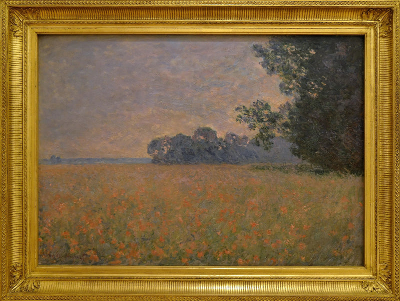 Havrefält med snäckskal - Claude Monet