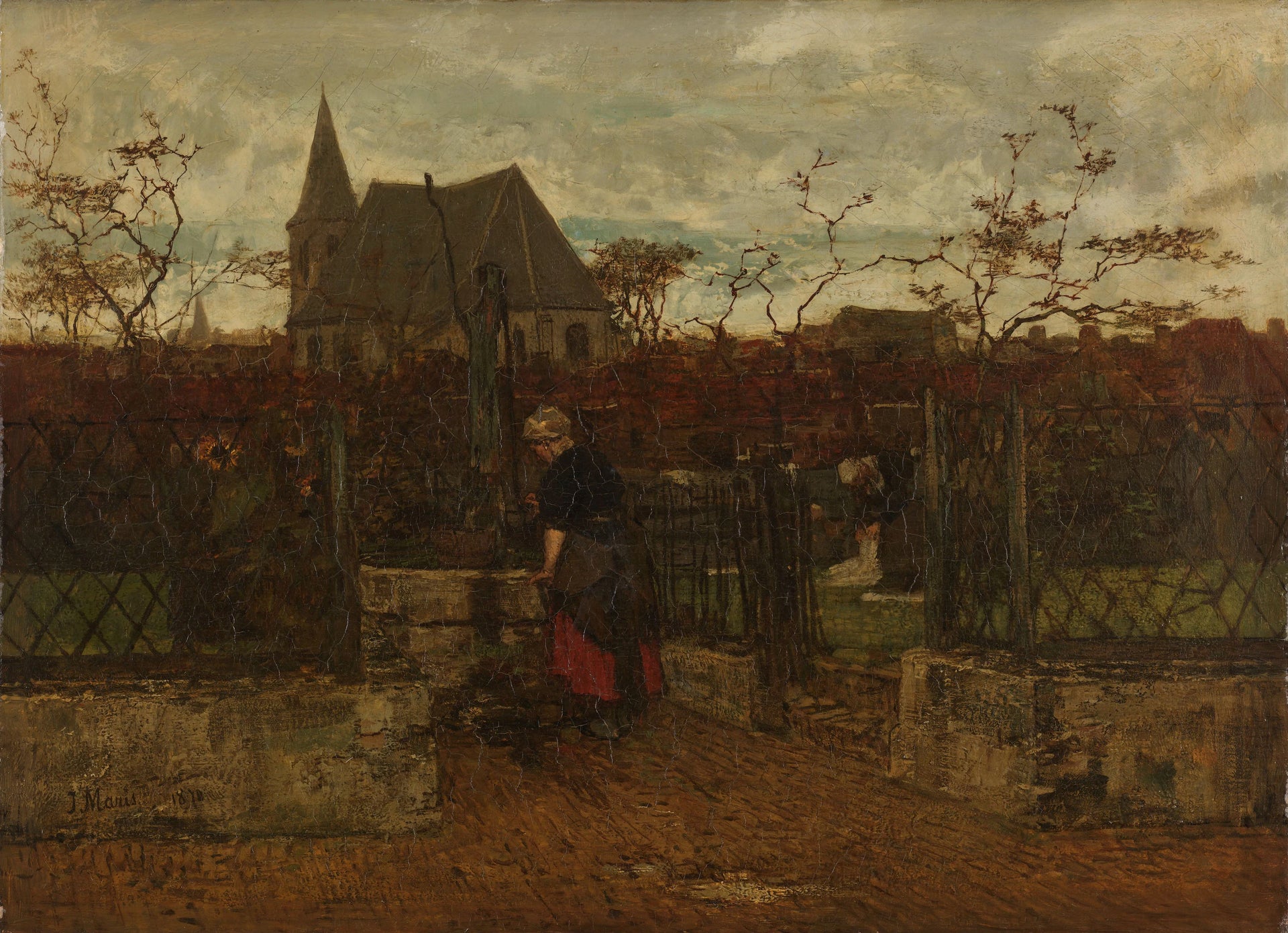 Un champ de blanchiment - Jacob Maris