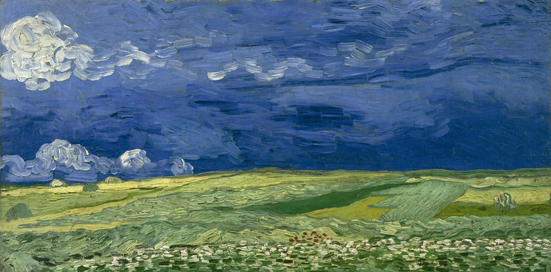 Veteåker under åskmoln - Vincent van Gogh