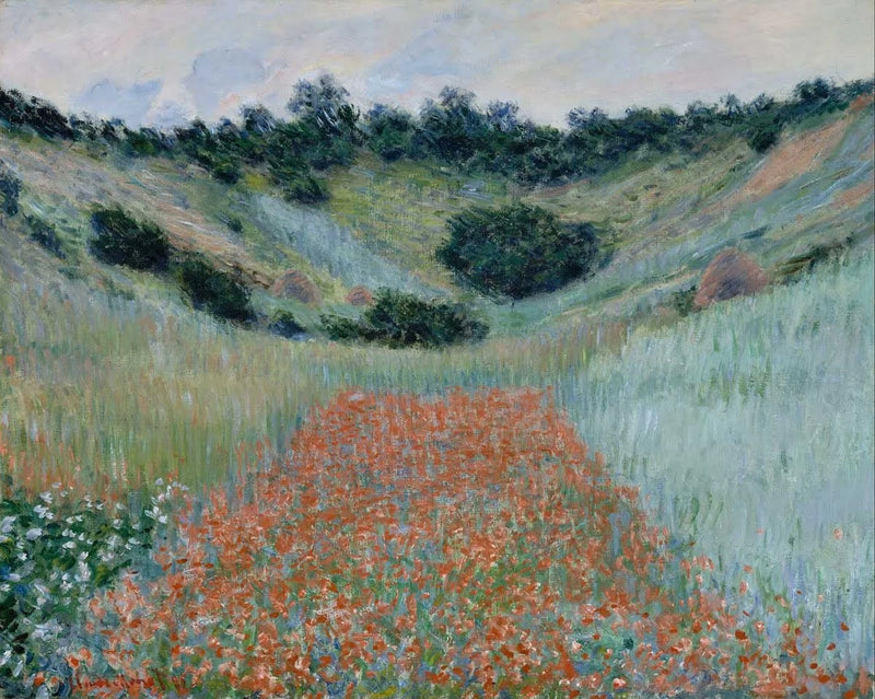Vallmofält i en ihålig W1000 - Claude Monet