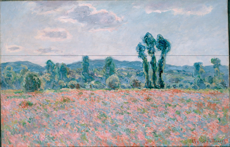 Vallmofält W1255 - Claude Monet