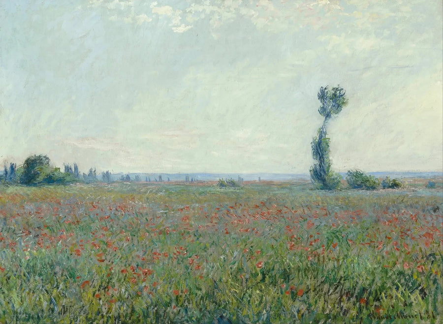 Vallmofält W677 - Claude Monet