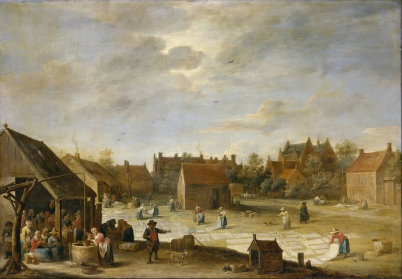Blekningsfält - David Teniers den yngre