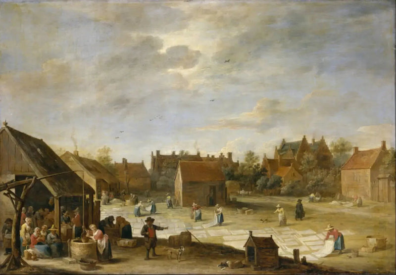 Blekningsfält - David Teniers den yngre