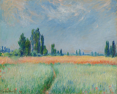 Reproduction du tableau « Champ de blé - Claude Monet » par Alpha Reproduction en peinture à l’huile