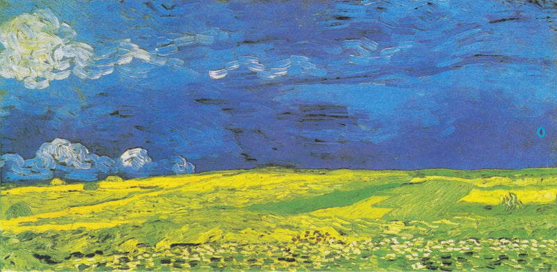 Veteåker under åskmoln - Vincent van Gogh