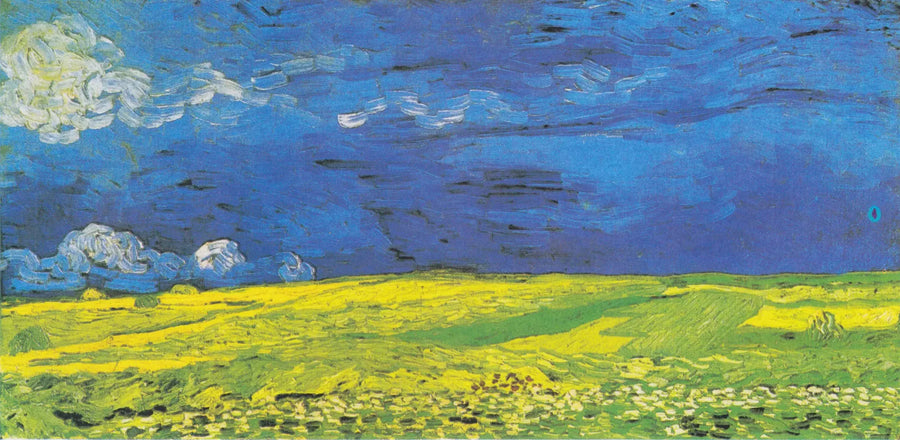 Veteåker under åskmoln - Vincent van Gogh