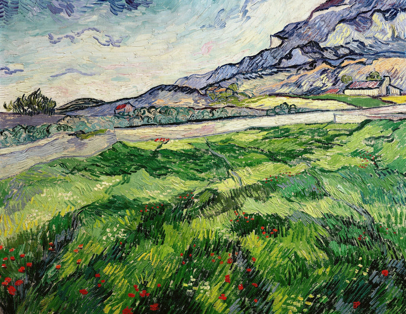 Grönt vetefält - Vincent van Gogh