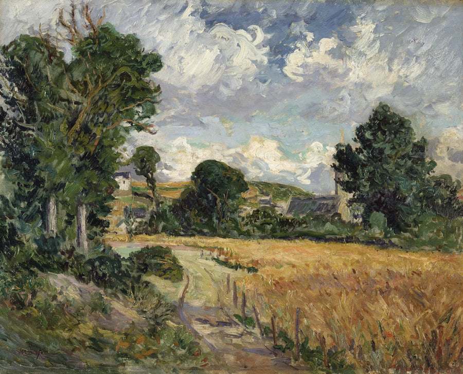 Majsfält i Saint-Jean-du-Doigt-dalen - Maxime Maufra