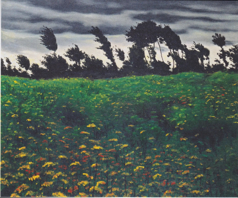 Blommande fält - Félix Vallotton