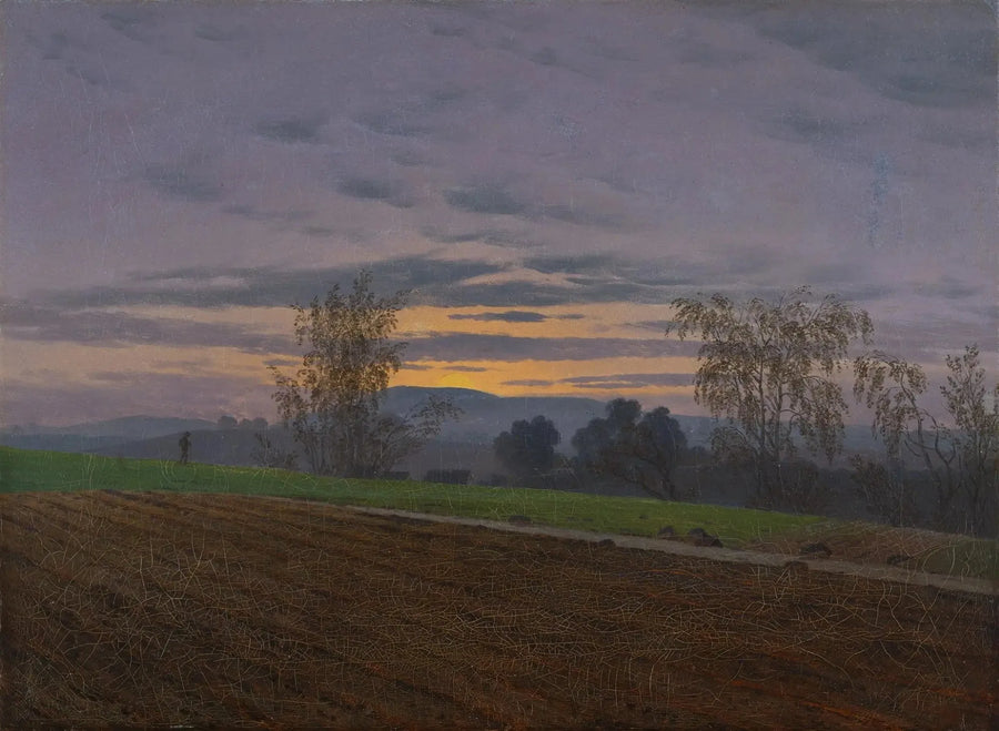 Bearbetad åker - Caspar David Friedrich