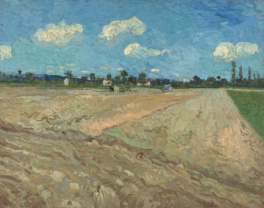 Plöjda fält - Vincent van Gogh