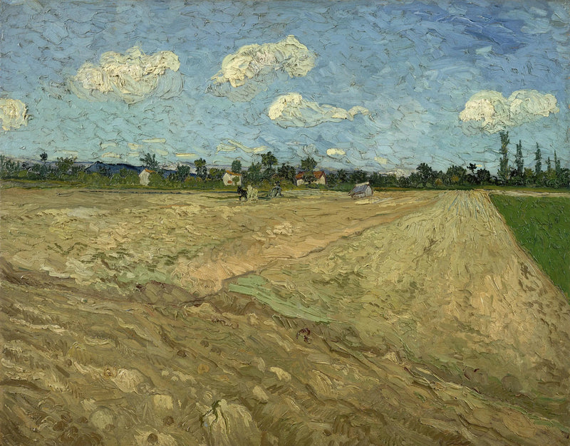 Plöjda fält - Vincent van Gogh