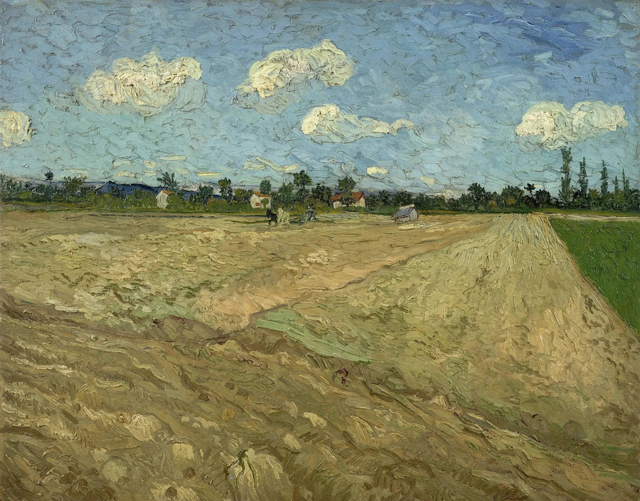 Plöjda fält - Vincent van Gogh