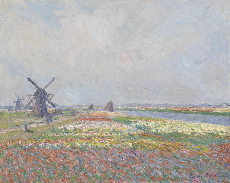 Tulpanfält nära Haag W1068 - Claude Monet