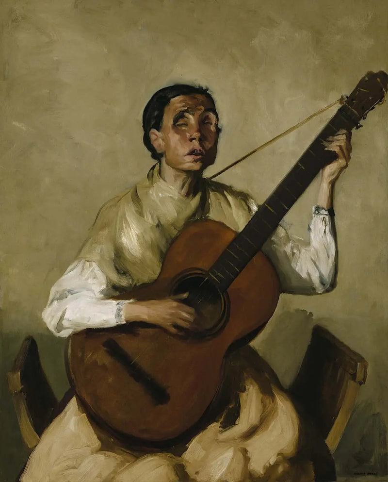 Spansk blind sångare - Robert Henri
