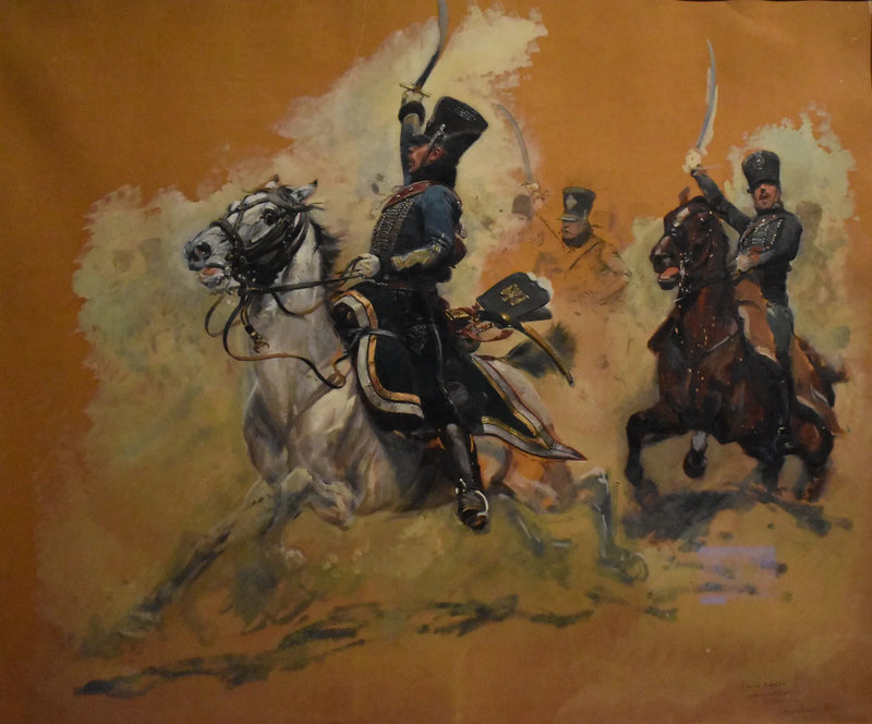 Hussardofficer från 1:a imperiet - Édouard Detaille