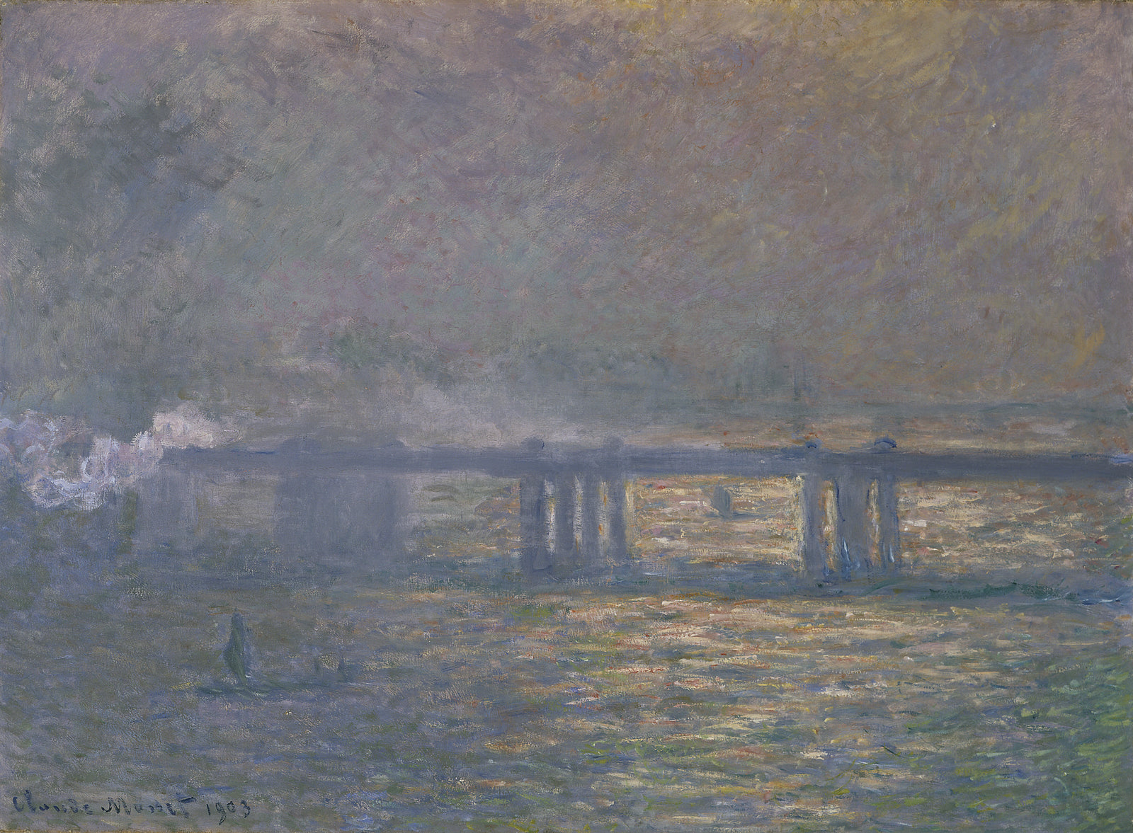 Charing Cross Bridge, Saint-Louis W1548 - Claude Monet