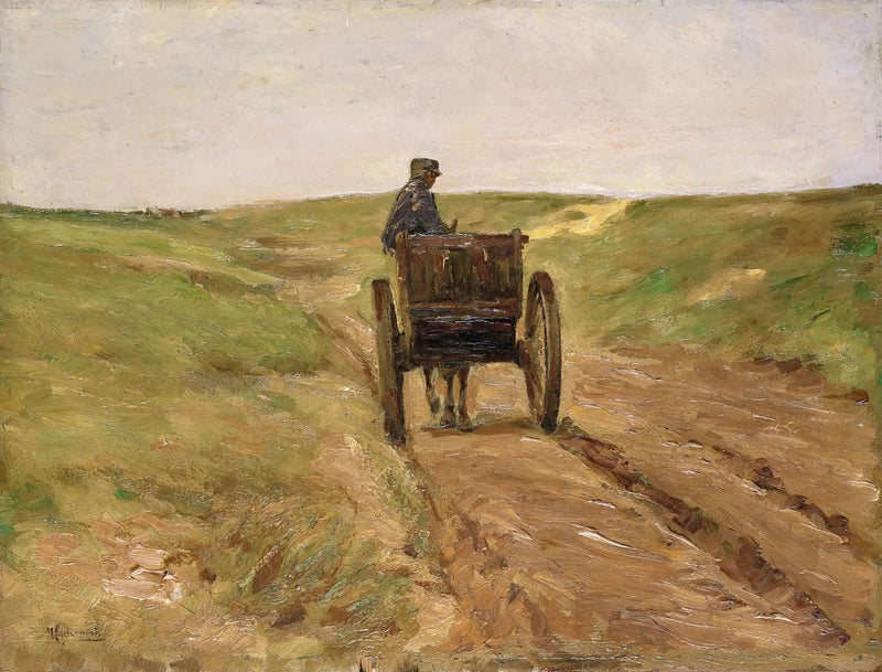 Vagn i Katwijk - Max Liebermann