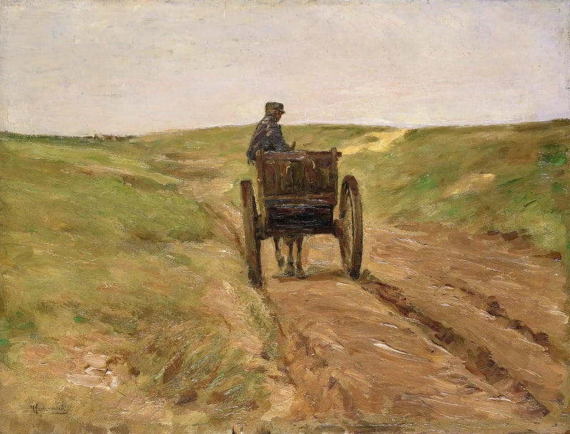 Vagn i Katwijk - Max Liebermann