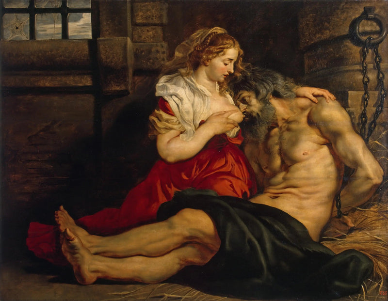 Romersk välgörenhet - Peter Paul Rubens
