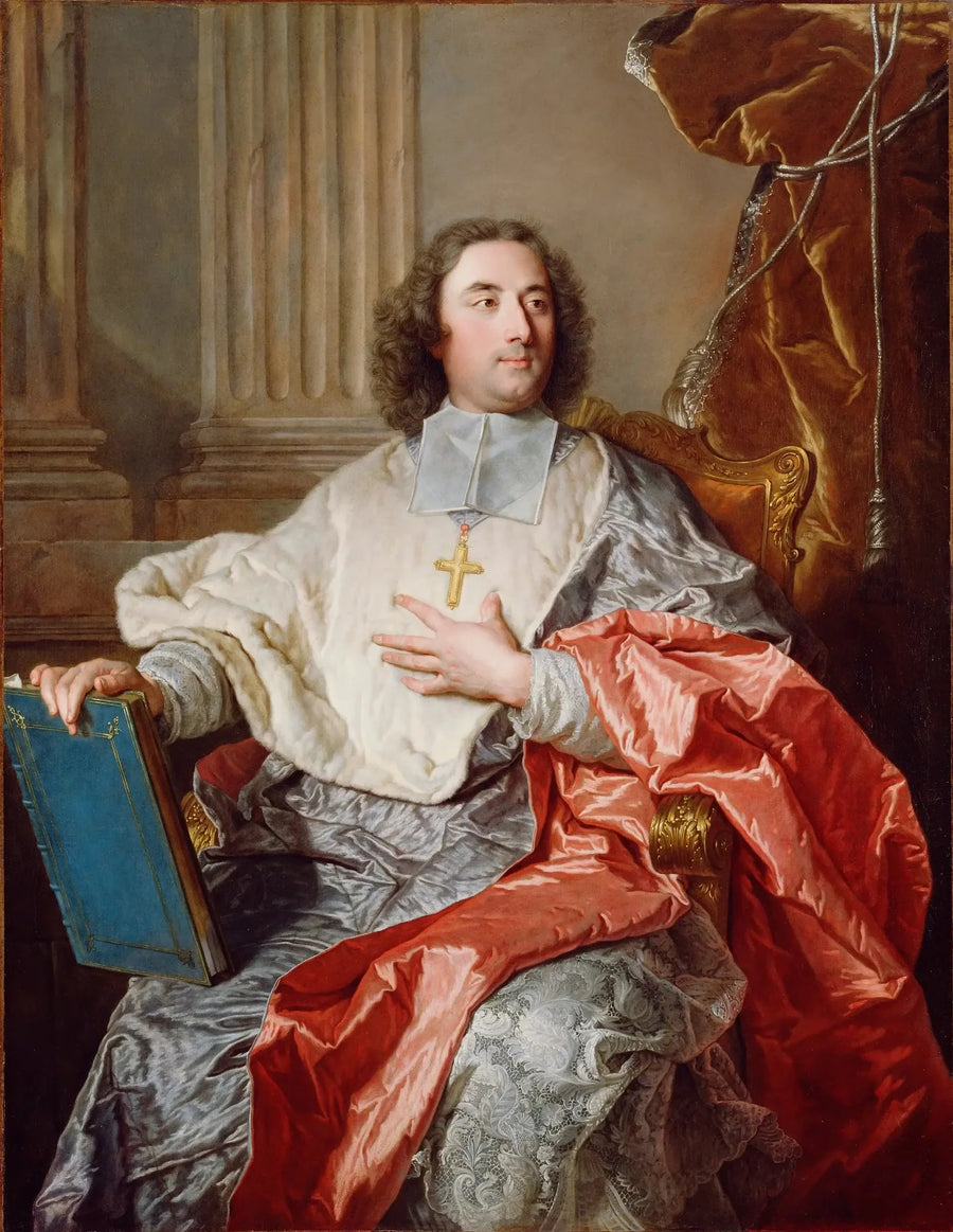 Charles de Saint-Albin (1698-1764), ärkebiskop av Cambrai - Hyacinthe Rigaud