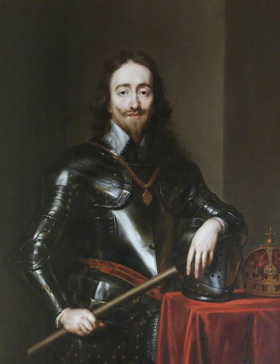 Karl I (1600–1649) (efter ett original från Arundel slott) - Antoine van Dyck