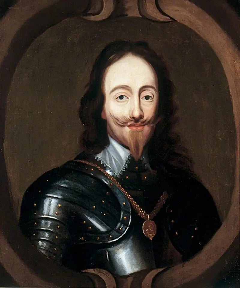 Karl I (1600–1649) (kanske efter ett porträtt av Henry Stone) - Antoine van Dyck
