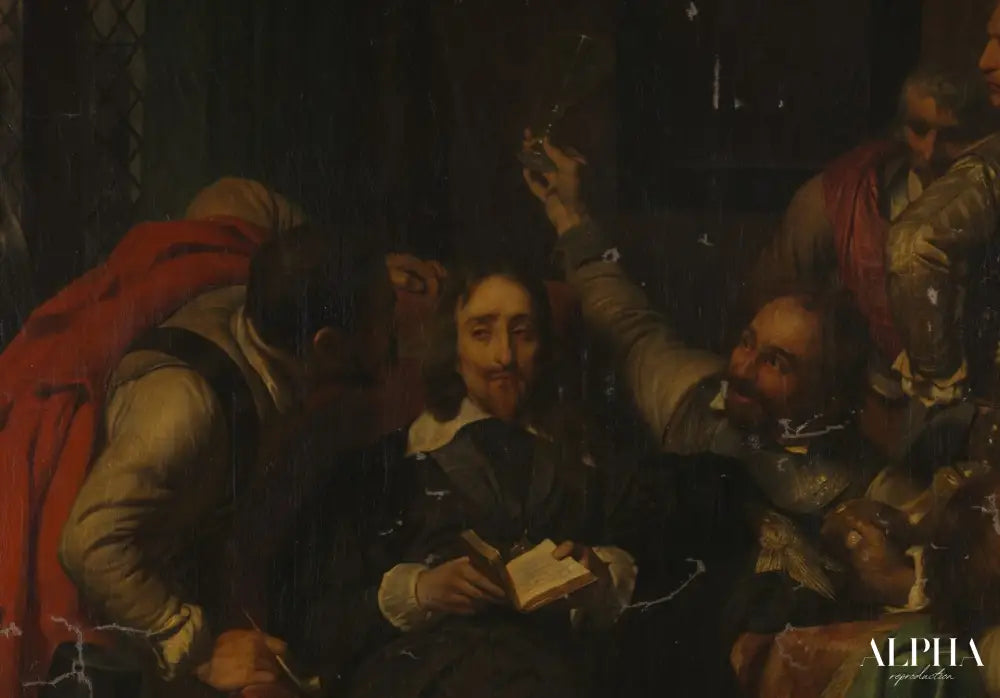 Charles Ier insulté par les soldats de Cromwell - Paul Delaroche - Reproductions de tableaux et peintures haut de gamme