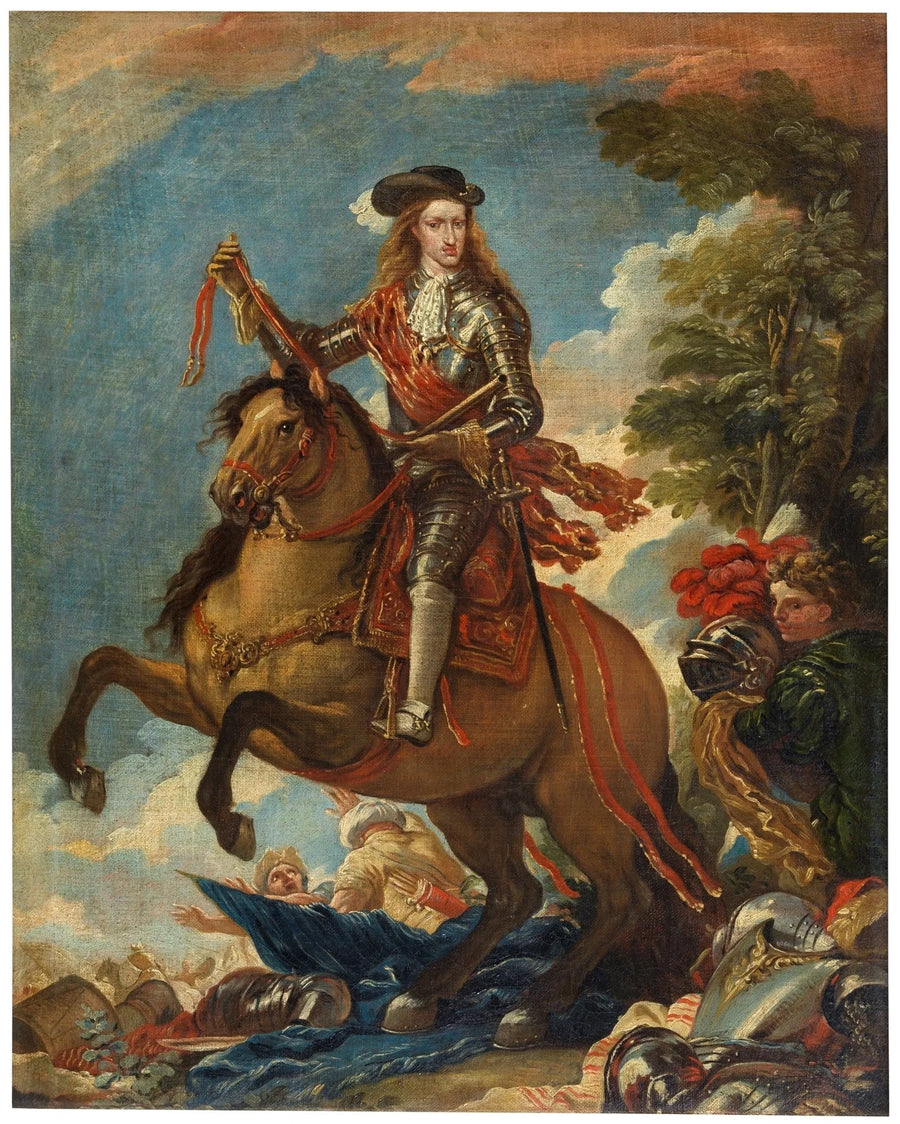Charles II på häst - Luca Giordano