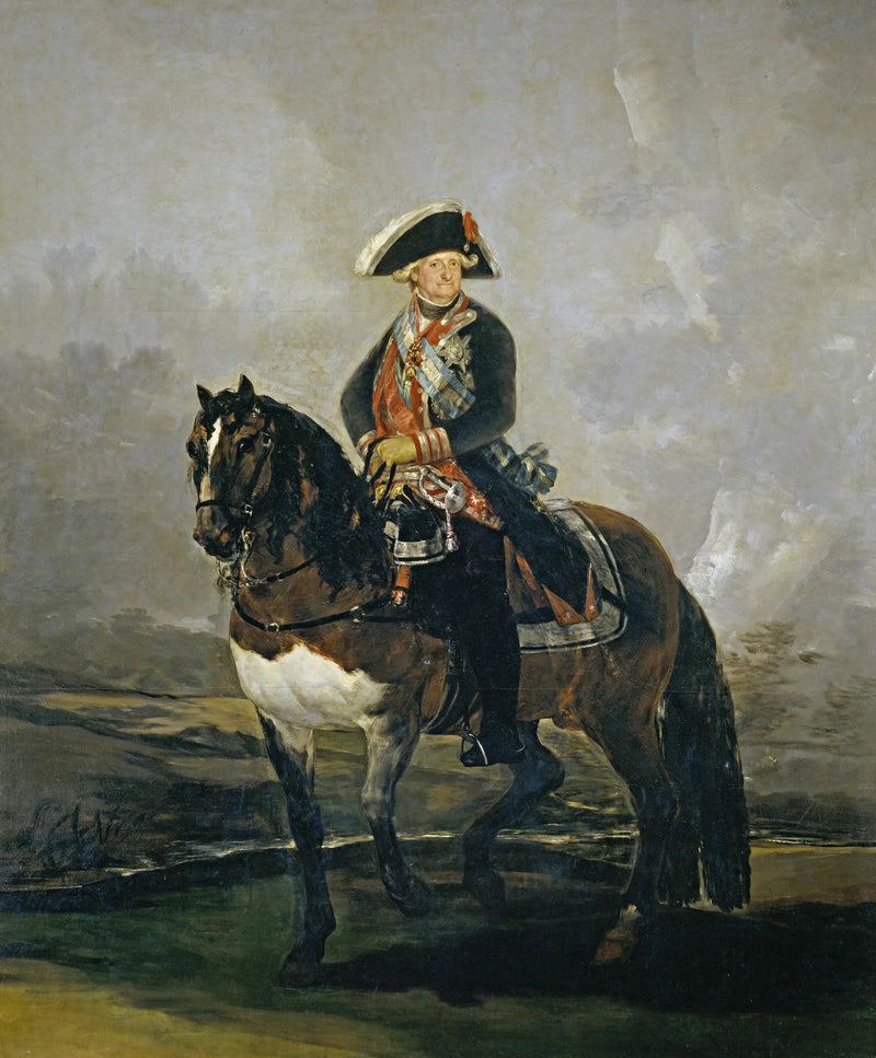 Karl IV till häst - Francisco de Goya