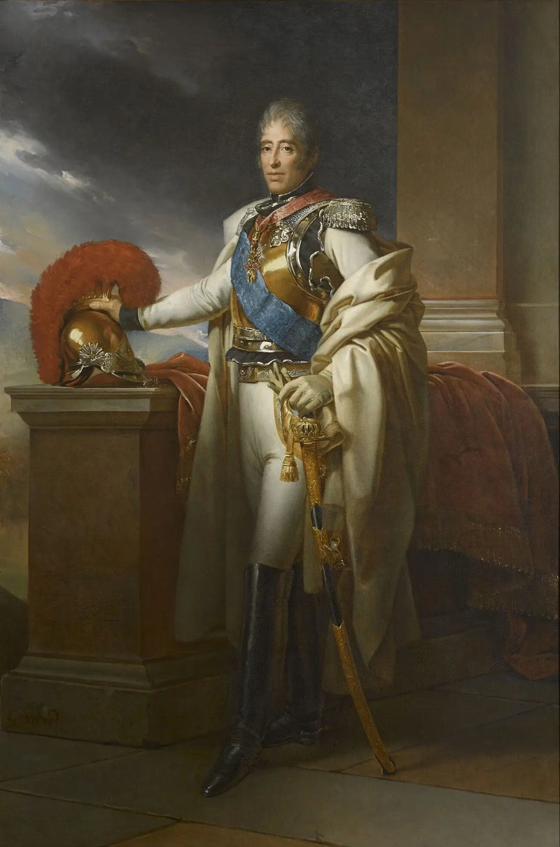 Charles-Philippe de France (1757-1836), greve d'Artois, i generalmajoruniform av Carabiniers, omkring 1815 - François Gérard