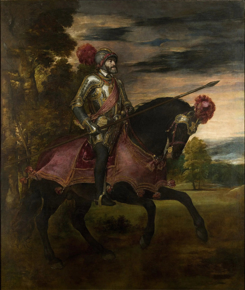 Charles V på häst vid Mühlberg - Titian