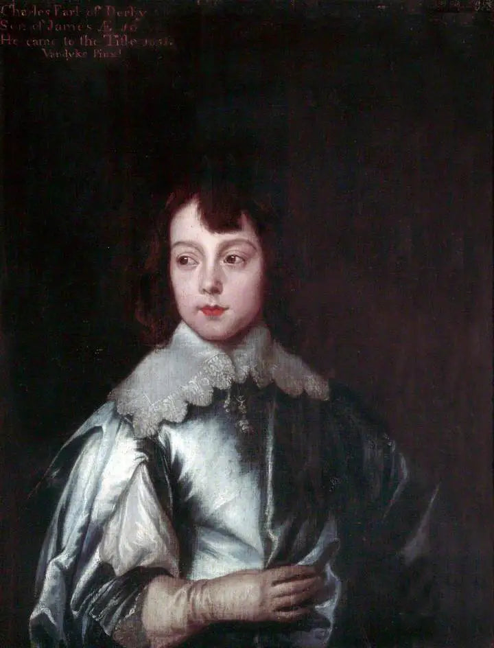 Charles Stanley (1628–1672), 8:e earl av Derby - Antoine van Dyck