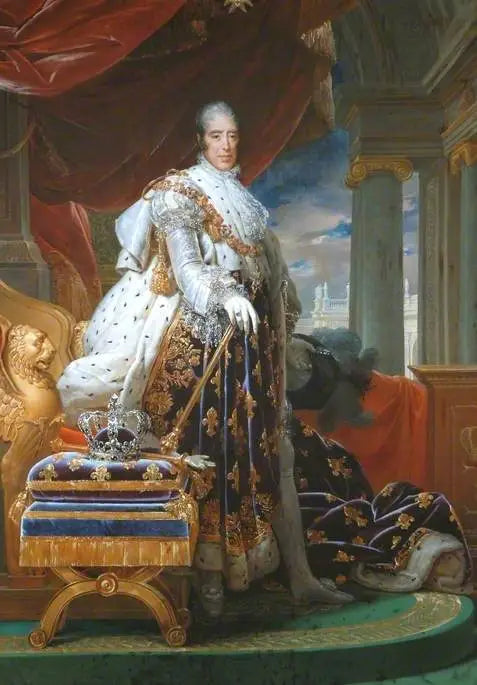 Charles X (1757-1836), en kröningsdräkt - François Gérard