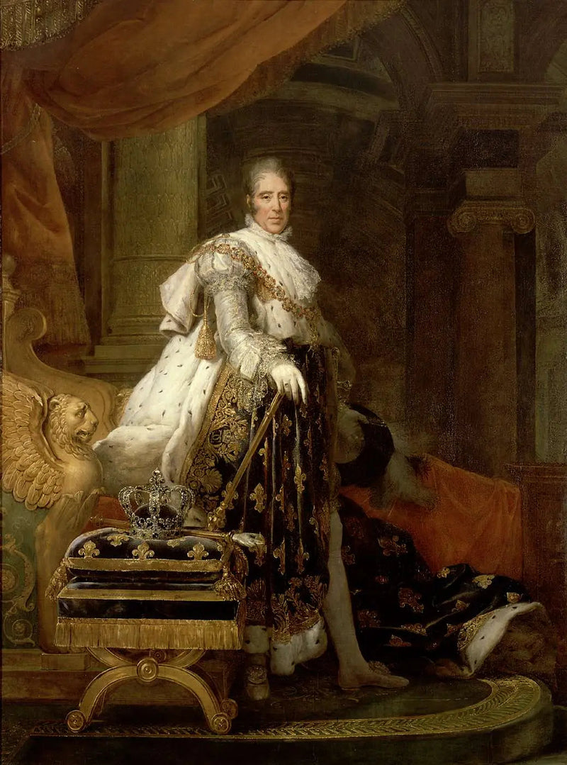 Charles X i kröningsdräkt - François Gérard