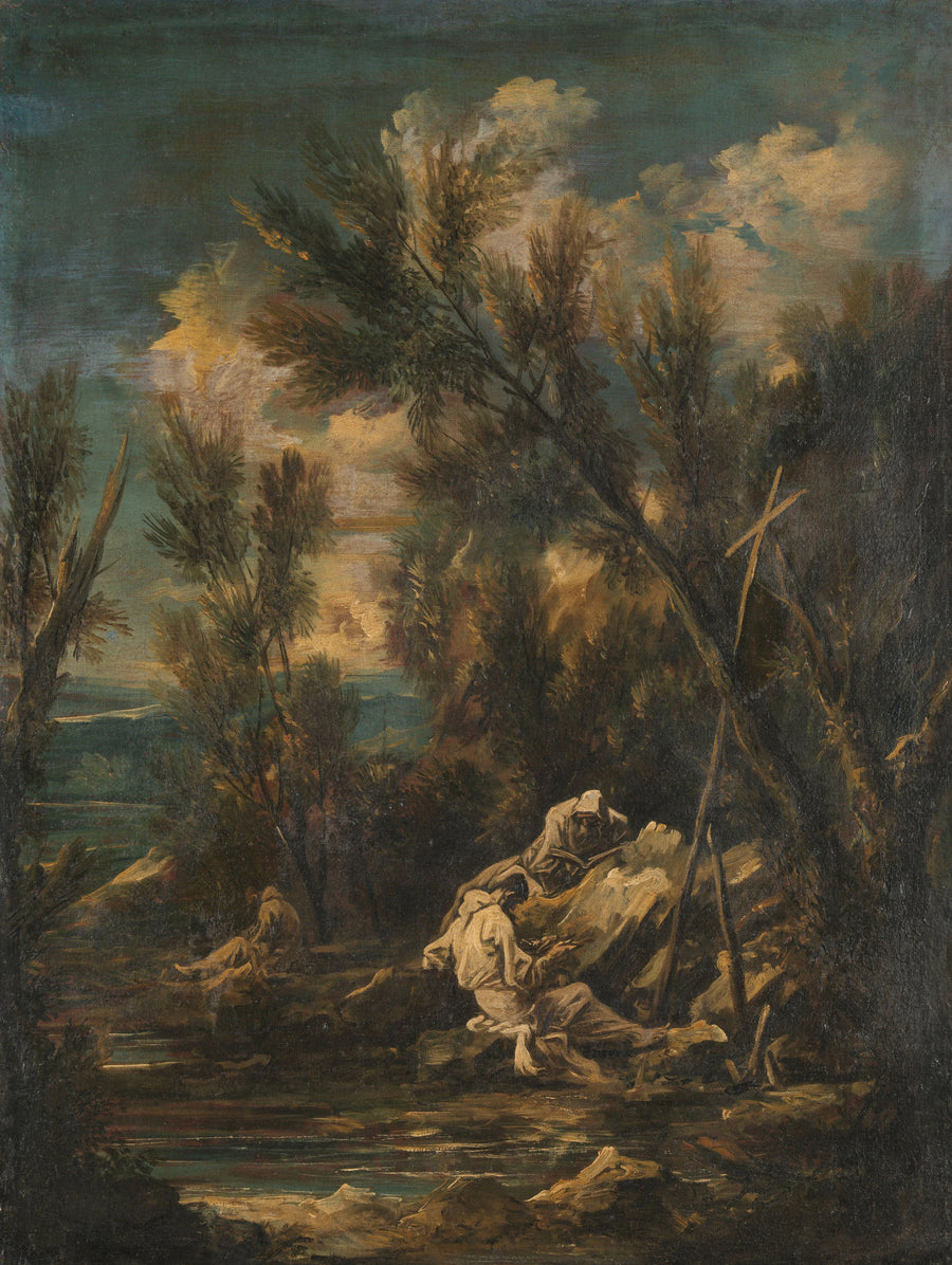 Chartreux dans un paysage - Alessandro Magnasco
