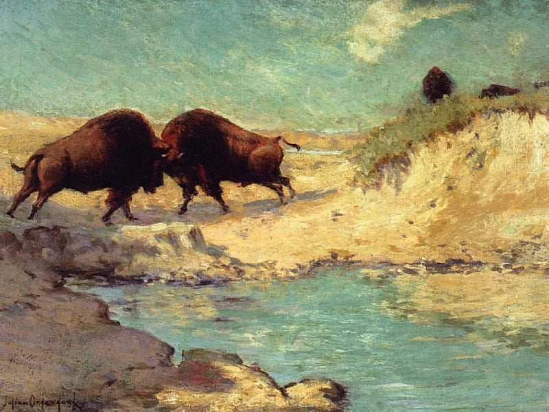 Jakt på bison - Julian Onderdonk