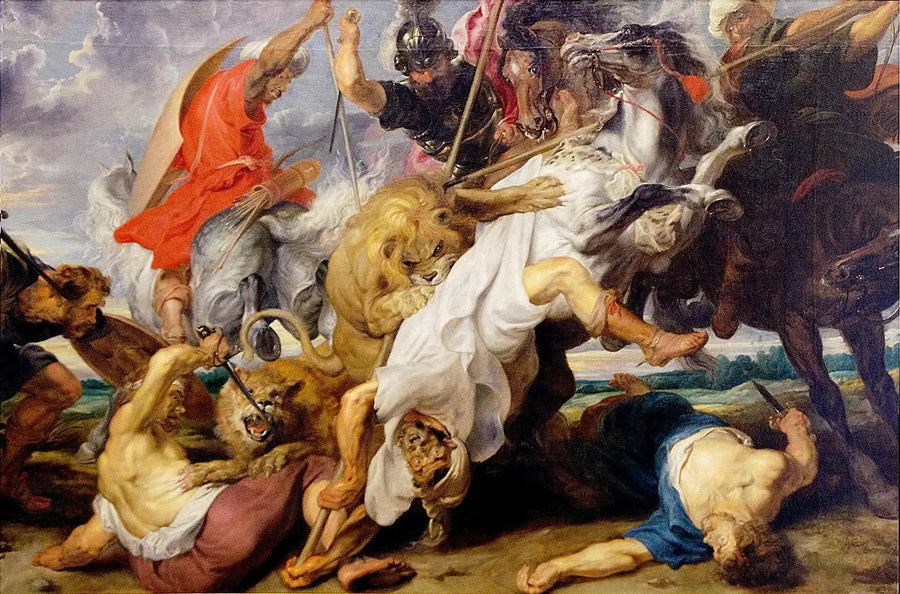 Lejonjakt - Peter Paul Rubens