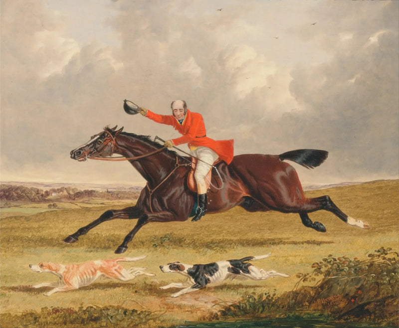 Rävjakt: uppmuntra hunden - John Frederick Herring, Sr.
