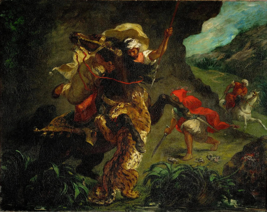 Tigjakt - Eugène Delacroix