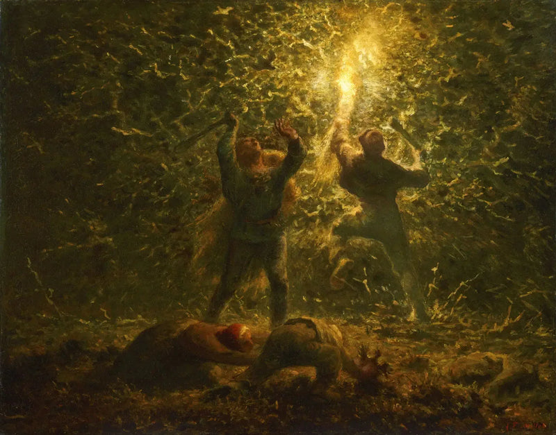 Nattfågeljakt - Jean-François Millet