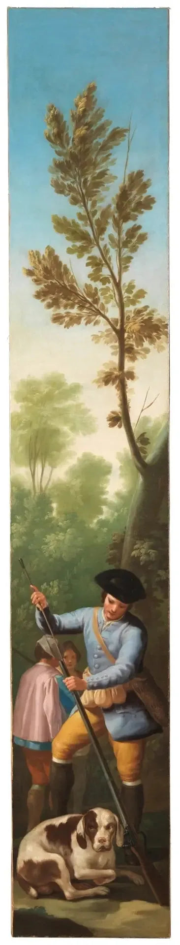 Jägare med sitt gevär - Francisco de Goya