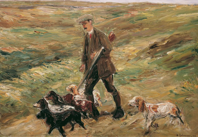Jägare i sanddynerna - Max Liebermann