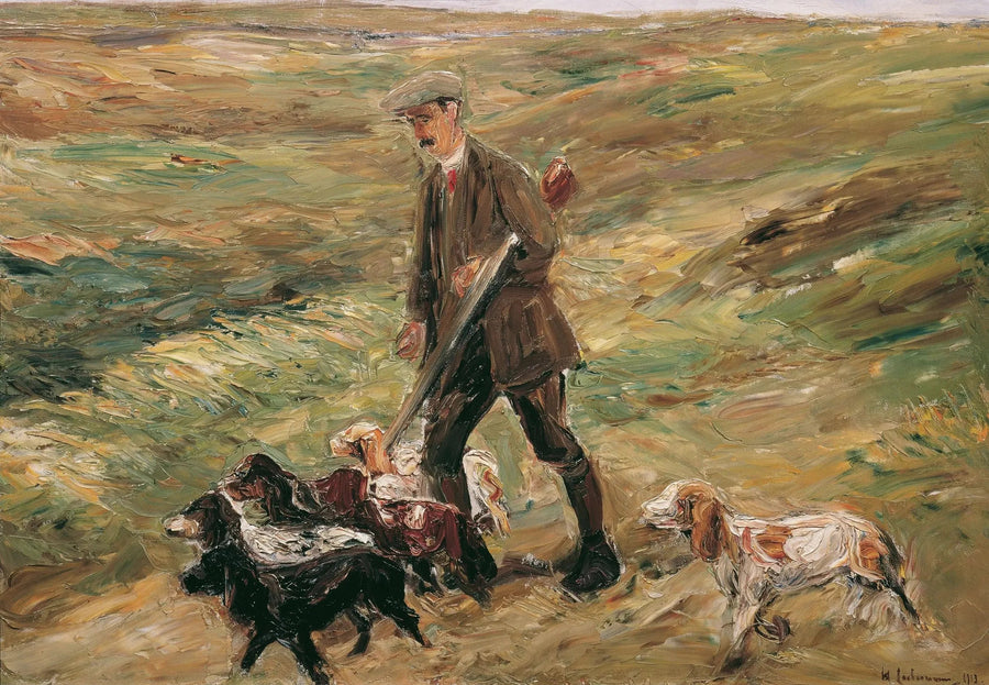 Jägare i sanddynerna - Max Liebermann
