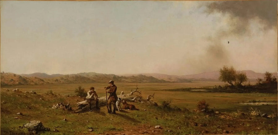 Jägare i vila - Martin Johnson Heade