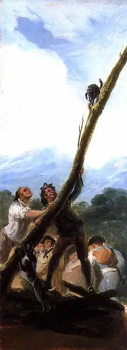 Mobbad katt - Francisco de Goya