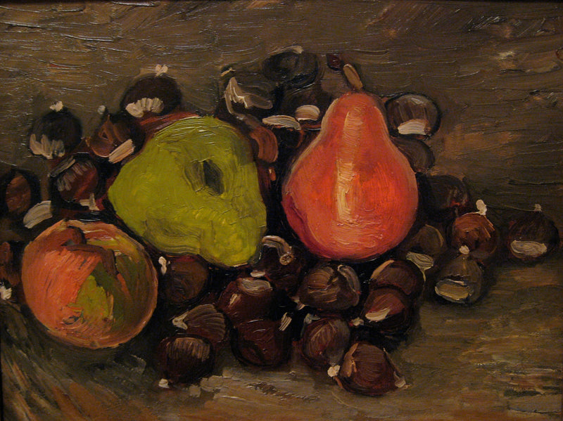 Stilleben med frukt och kastanjer - Vincent van Gogh
