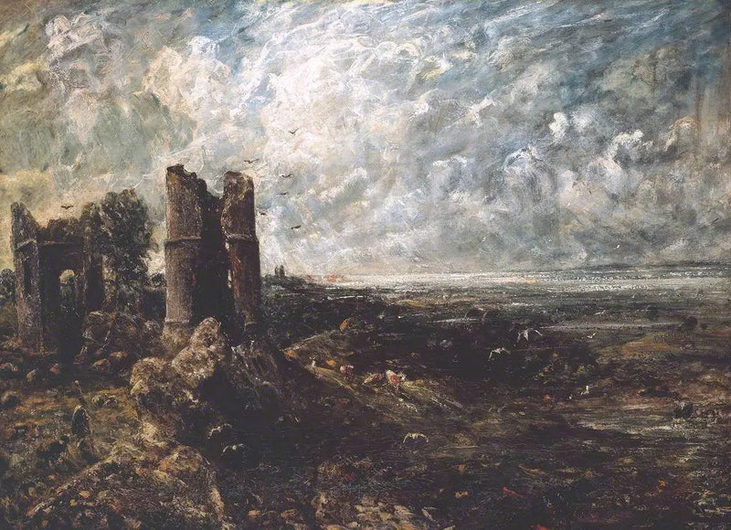 Château de Hadleigh (skiss) - John Constable