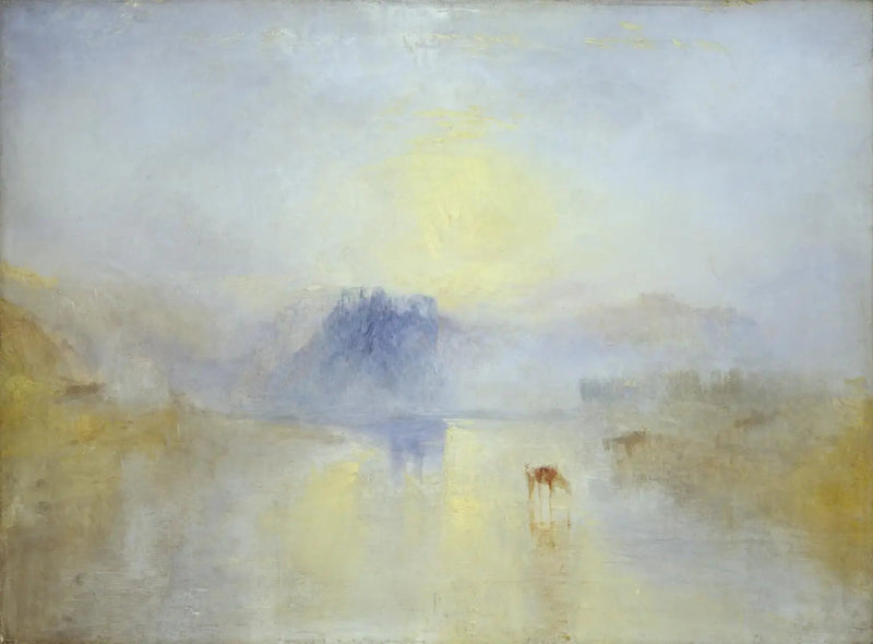 Norham slott, soluppgång - J. M. W. Turner